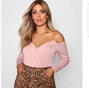 Mauve body suit sz 18-20